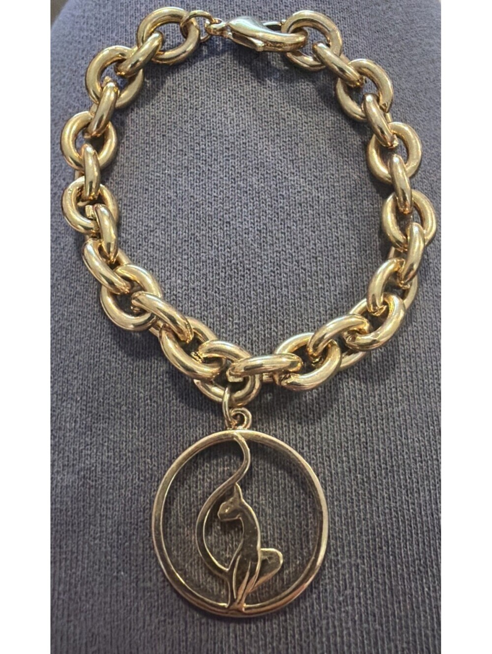 Baby Phat Gold Tone Braclet Kimora Lee Simmons Chain